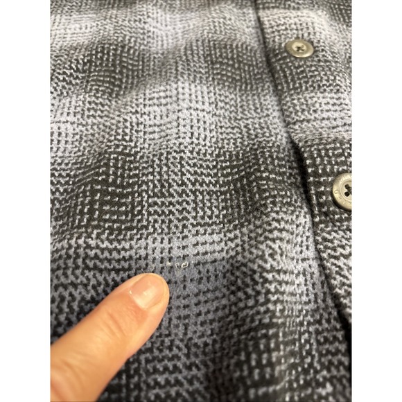 Dakota Grizzly Flannel Shirt Mens Large Gray Button Up Outdoors Long Sleeve - Picture 3 of 8